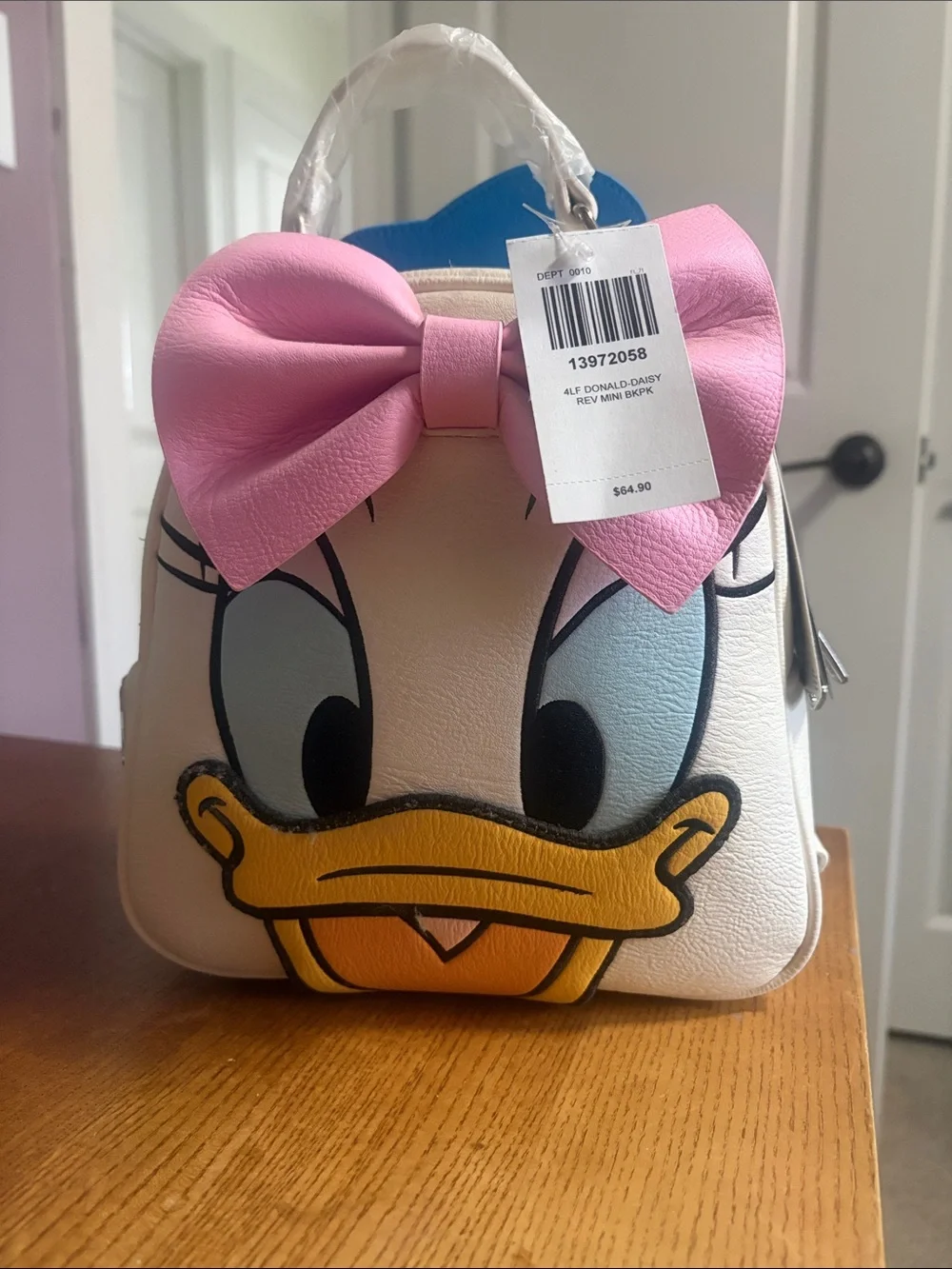 Loungefly Disney Reversible Backpack Donald & Daisy Duck